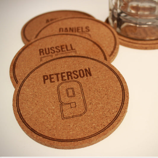 Custom Jersey Number and Name (Set of 3 or 5) - Arbo Engravings