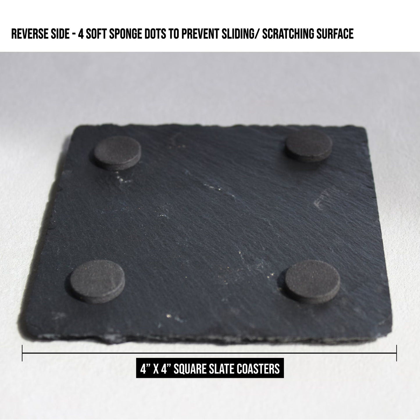 Foggy Mountains Slate Drink Coasters Gift Set - Arbo Engravings