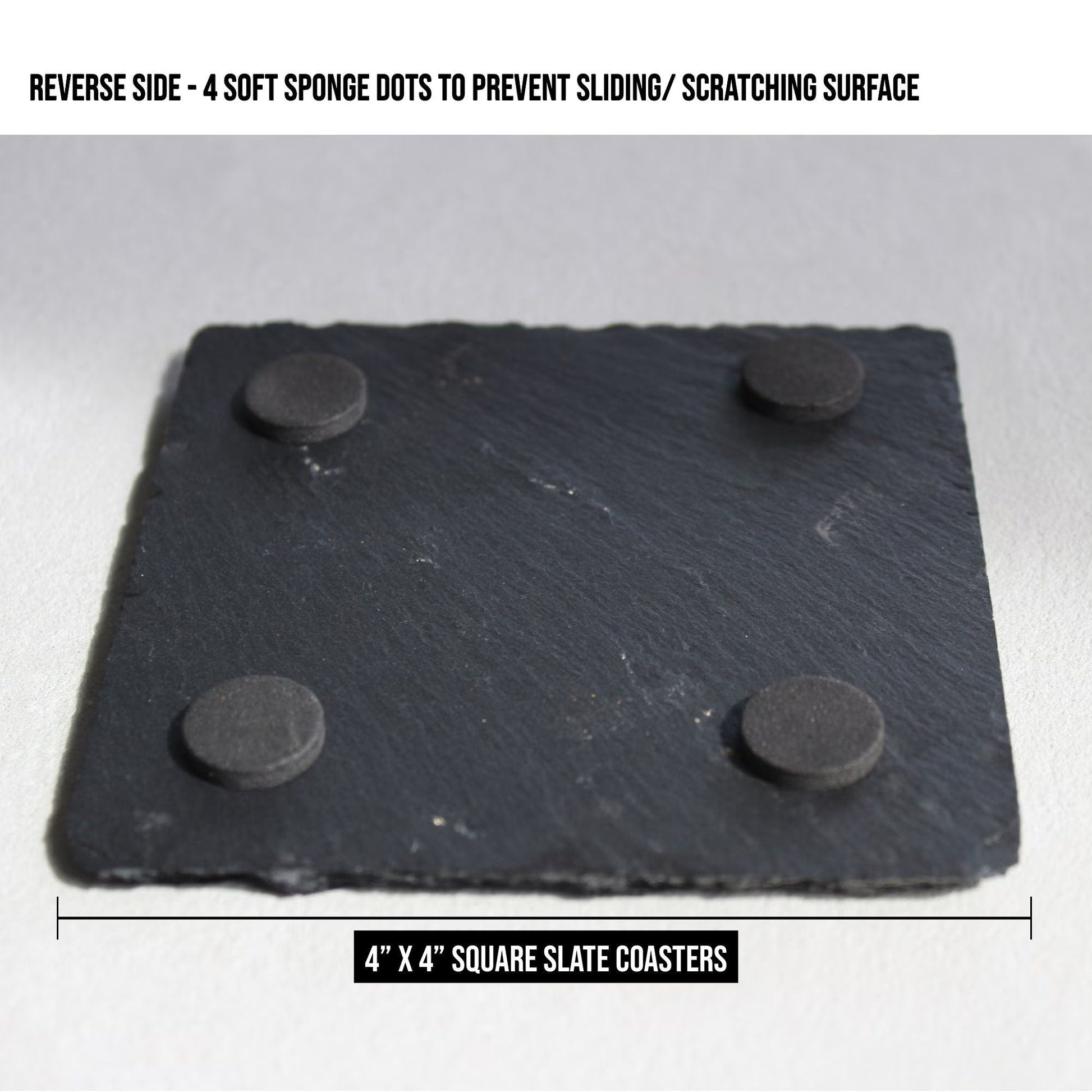 Foggy Mountains Slate Drink Coasters Gift Set - Arbo Engravings