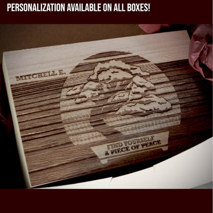 Bonsai Personalized Engraved Wooden Box - Arbo Engravings