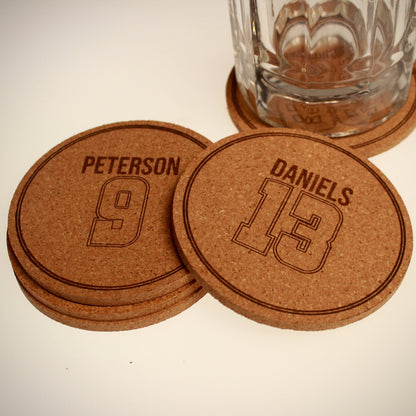 Custom Jersey Number and Name (Set of 3 or 5) - Arbo Engravings