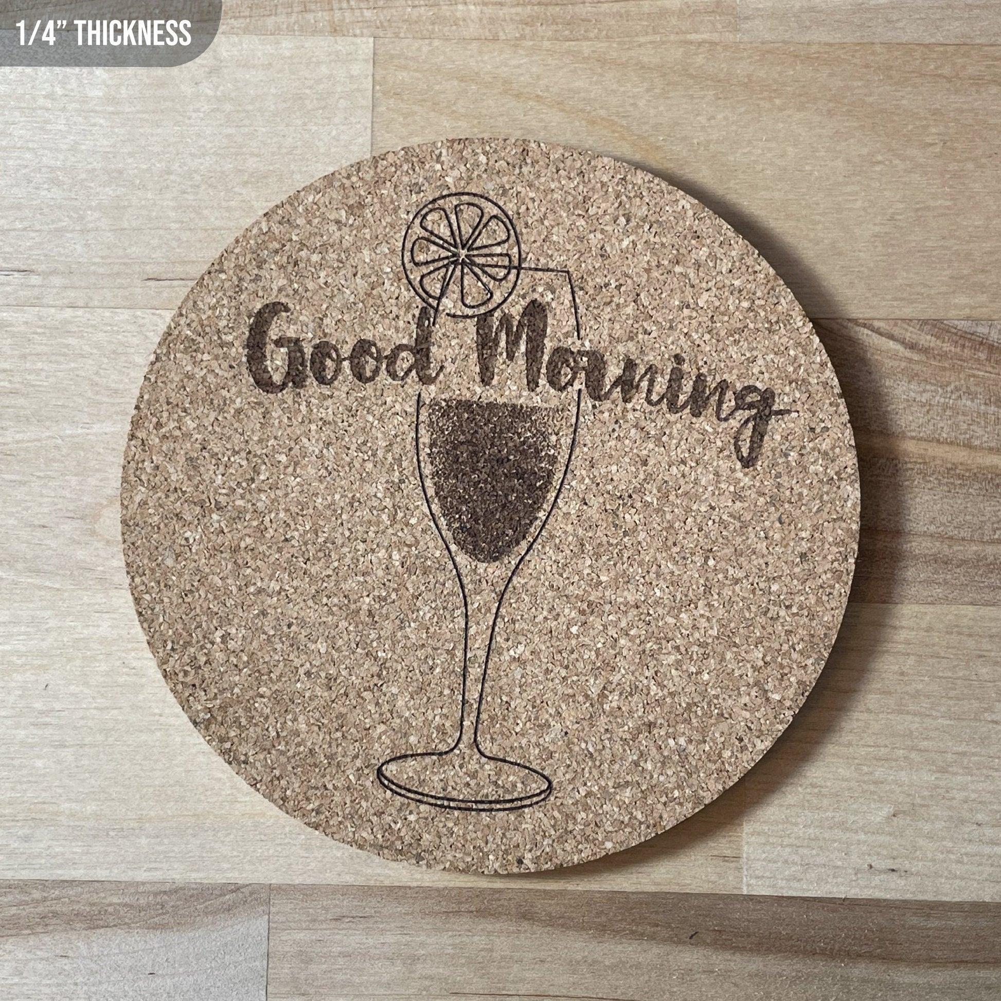 Mimosa Brunch Coasters (Set of 5) - Arbo Engravings