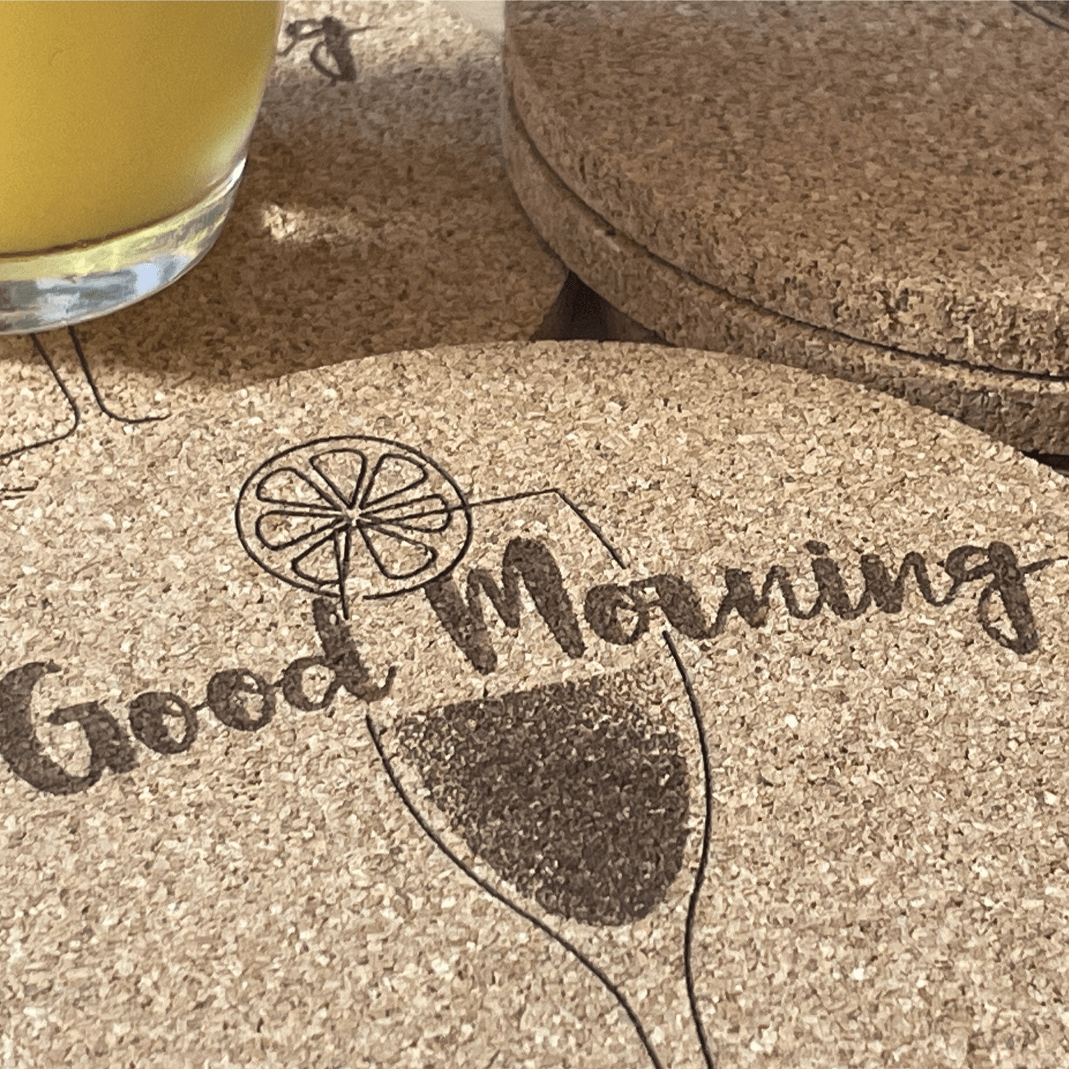 Mimosa Brunch Coasters (Set of 5) - Arbo Engravings