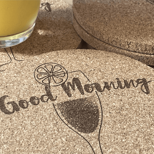 Mimosa Brunch Coasters (Set of 5) - Arbo Engravings