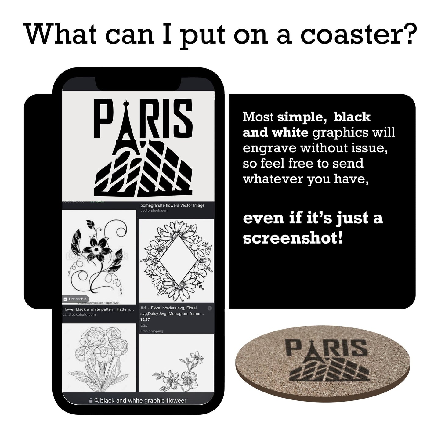 Promotional Coasters Bulk Pricing - Corporate and Restaurant custom favor branded coasters engraved logo gift branding souvenir printing - Arbo Engravings