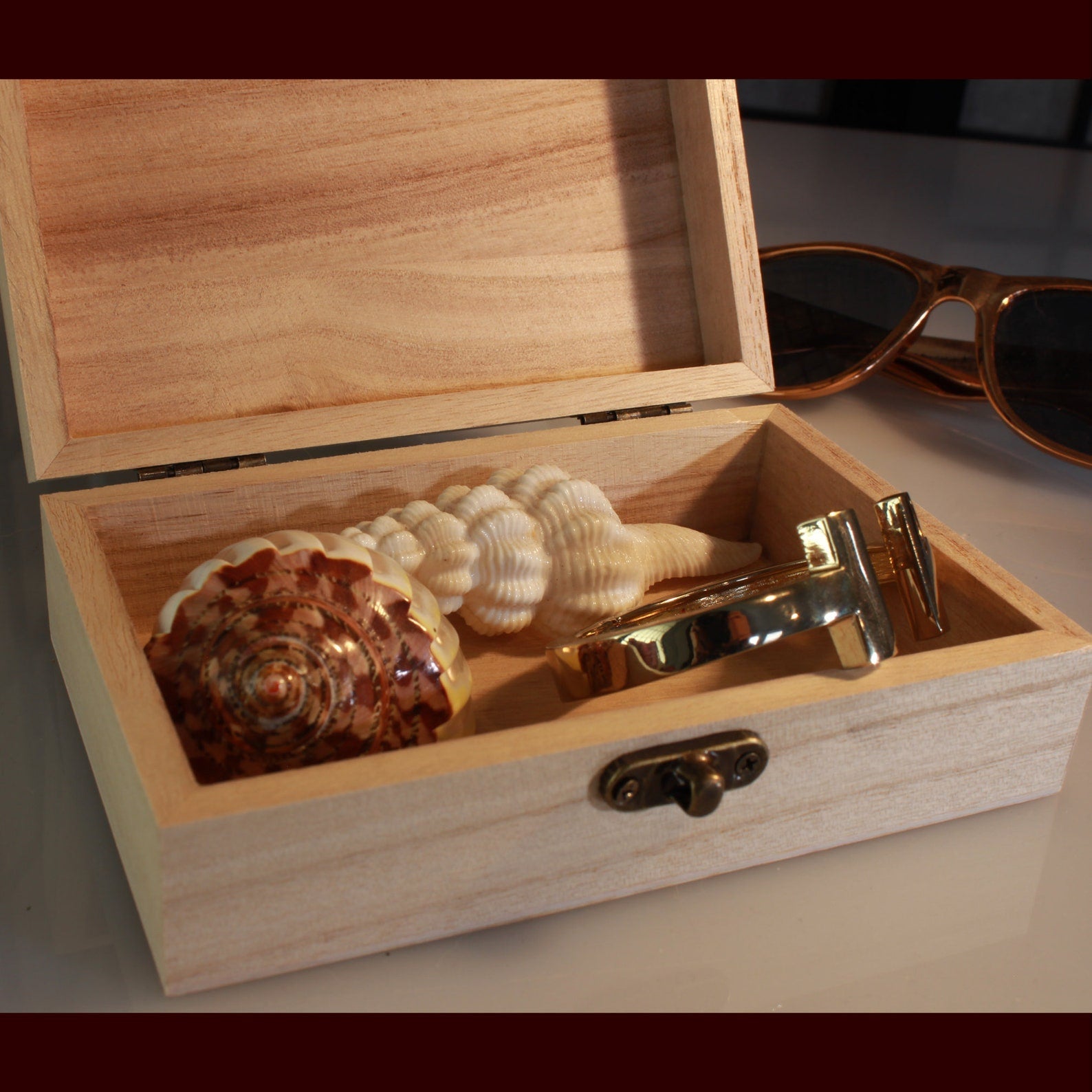 Sea Turtle Personalized Engraved Wooden Box - Arbo Engravings